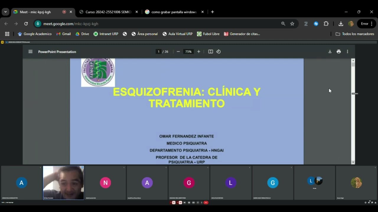 Psiquiatría - Esquizofrenia - Clínica y Tratamiento 1/1