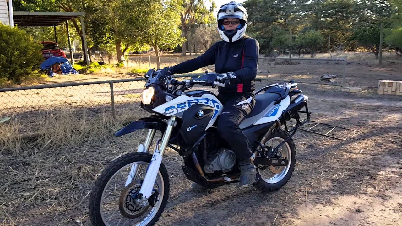 BMW Sertao fork swap first ride.