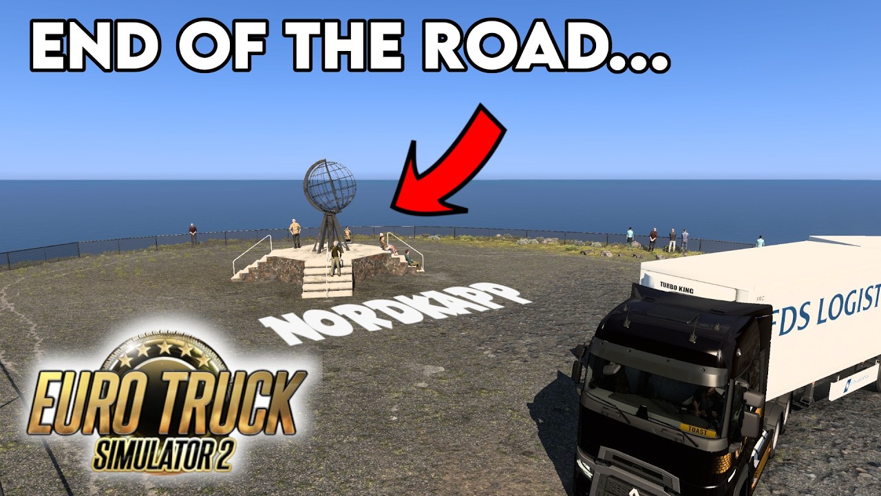 Driving to Europe’s Northernmost Point! Nordkapp | ETS2 #198