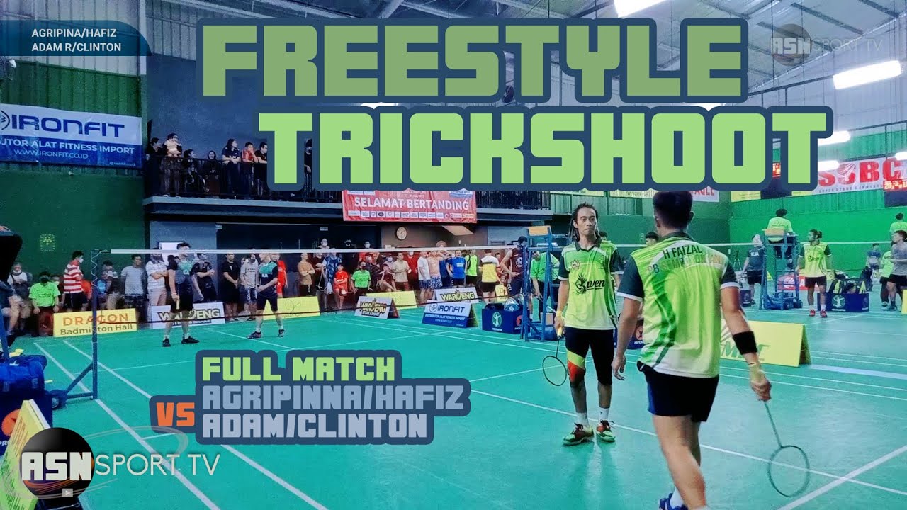 TRICKSHOOT dan FREESTYL EMANG DIA JAGONYA | AGRIPINA/HAFIZ FAIZAL VS ADAM/CLINTON | Dragon Cup1
