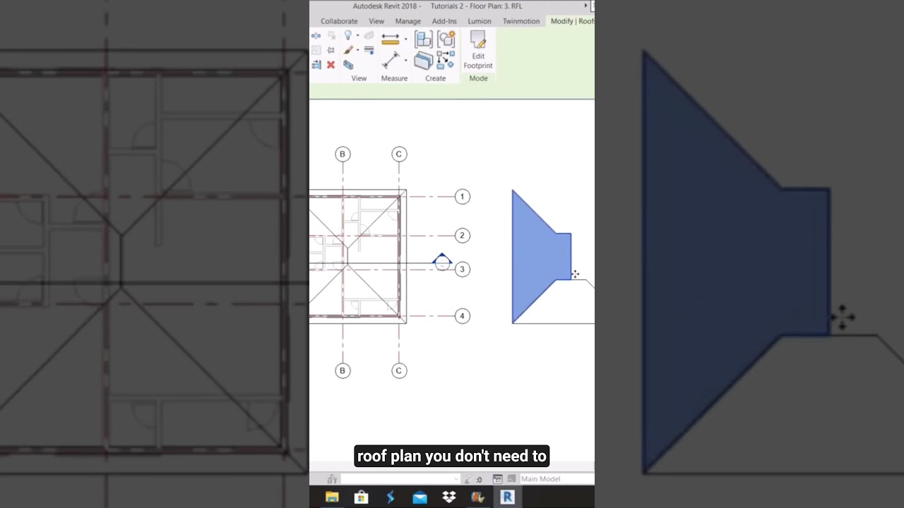 Приём создания голландского фронтона в Revit 