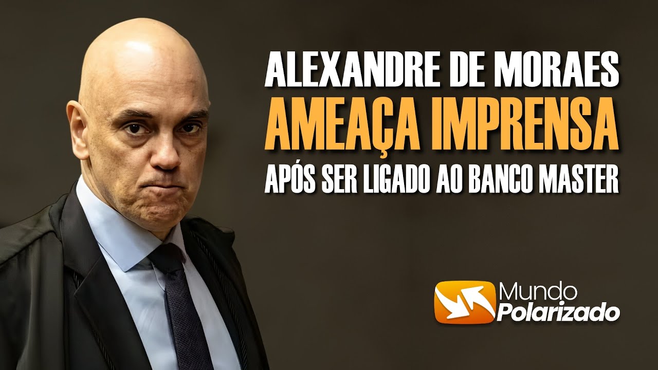 Alexandre de Moraes AMEAÇA IMPRENSA após ser ligado ao ESCÂNDALO MASTER
