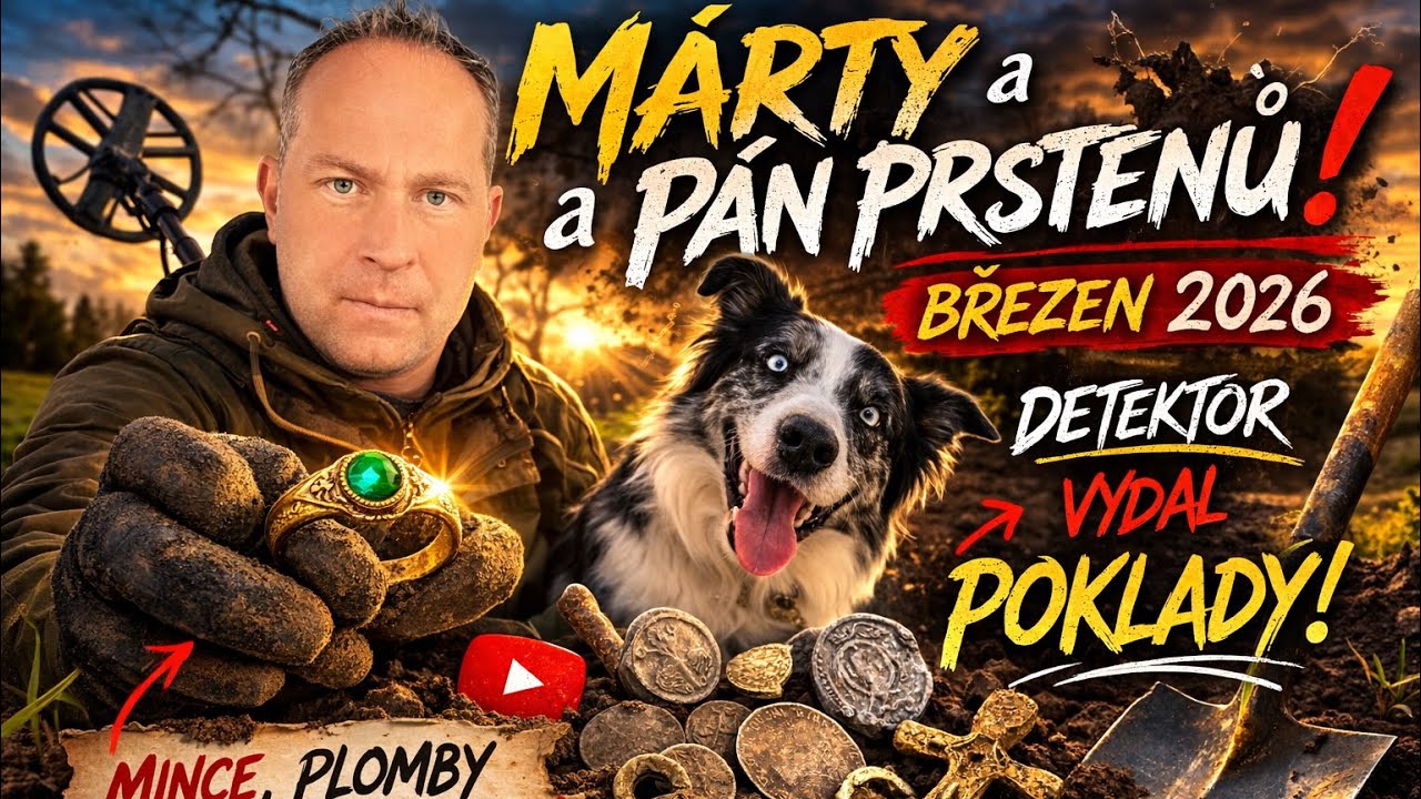 Detektoring s Mártym #3 - Krásné březnové počasí 🌞 Prsten, mince a další poklady! 💍