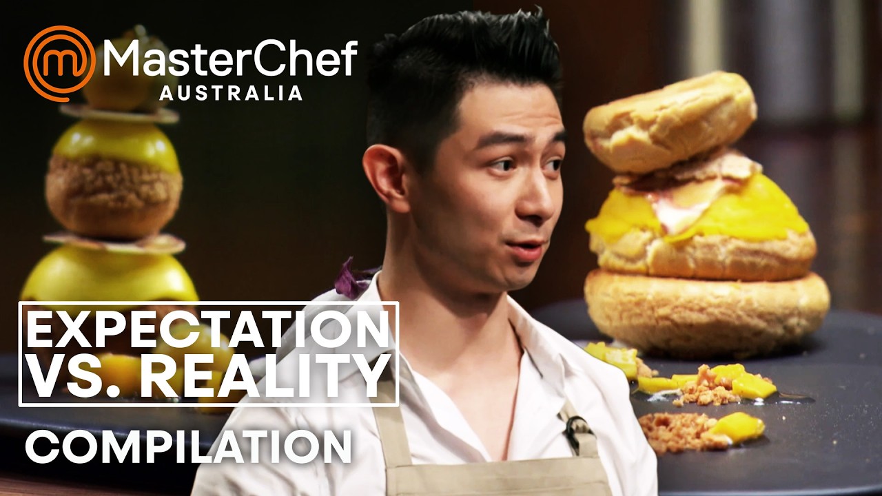 Expectation vs Reality | April Fools Dessert Fails | MasterChef Australia