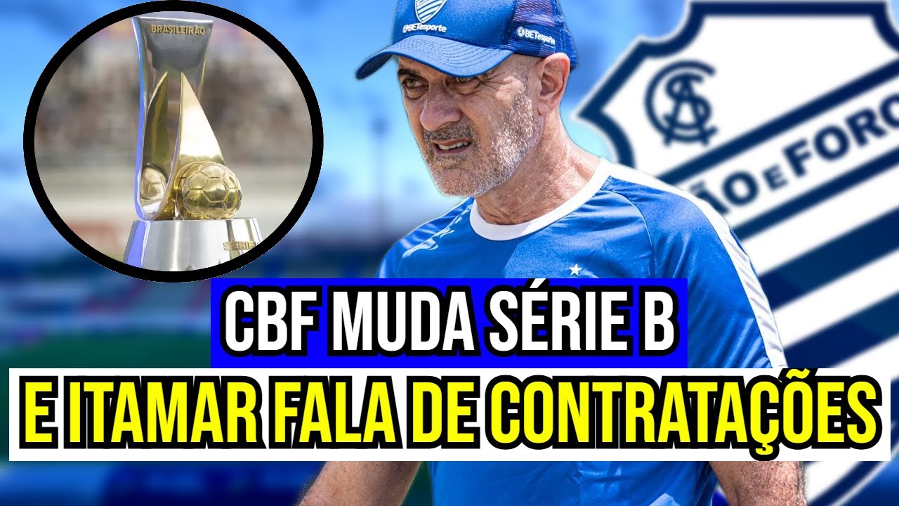 ITAMAR ATUALIZA SOBRE CONTRATAÇÕES E SÉRIE B COM PLAYOFFS PARA ACESSO