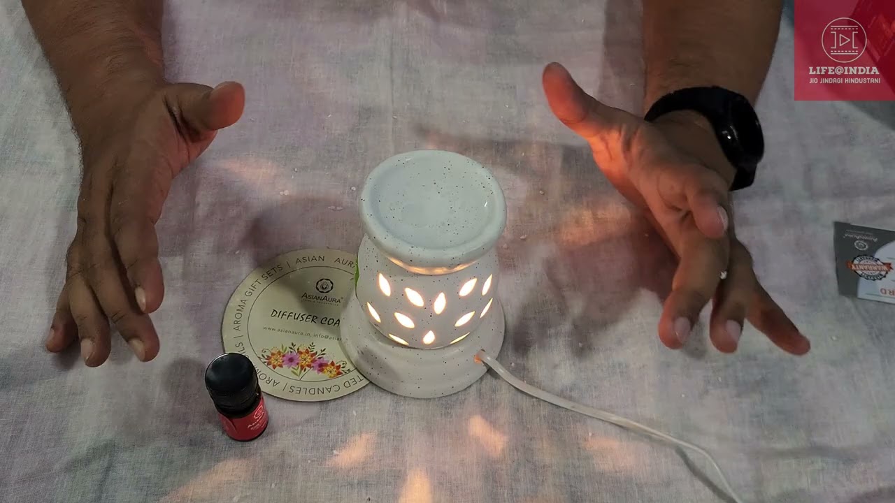 Asian Aura Electric Ceramic Aroma Defuser | Aromatherapy | Fragrance Oil Warmer | Unboxing & Review
