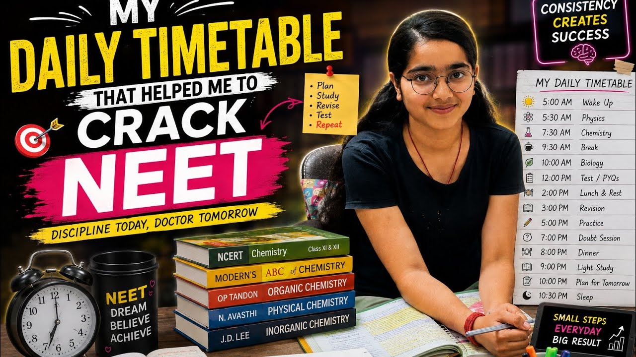 How I planned my day during neet preparation time 🤔🤔📚📚..#neet routine #neettopperssecrets #schedule 
