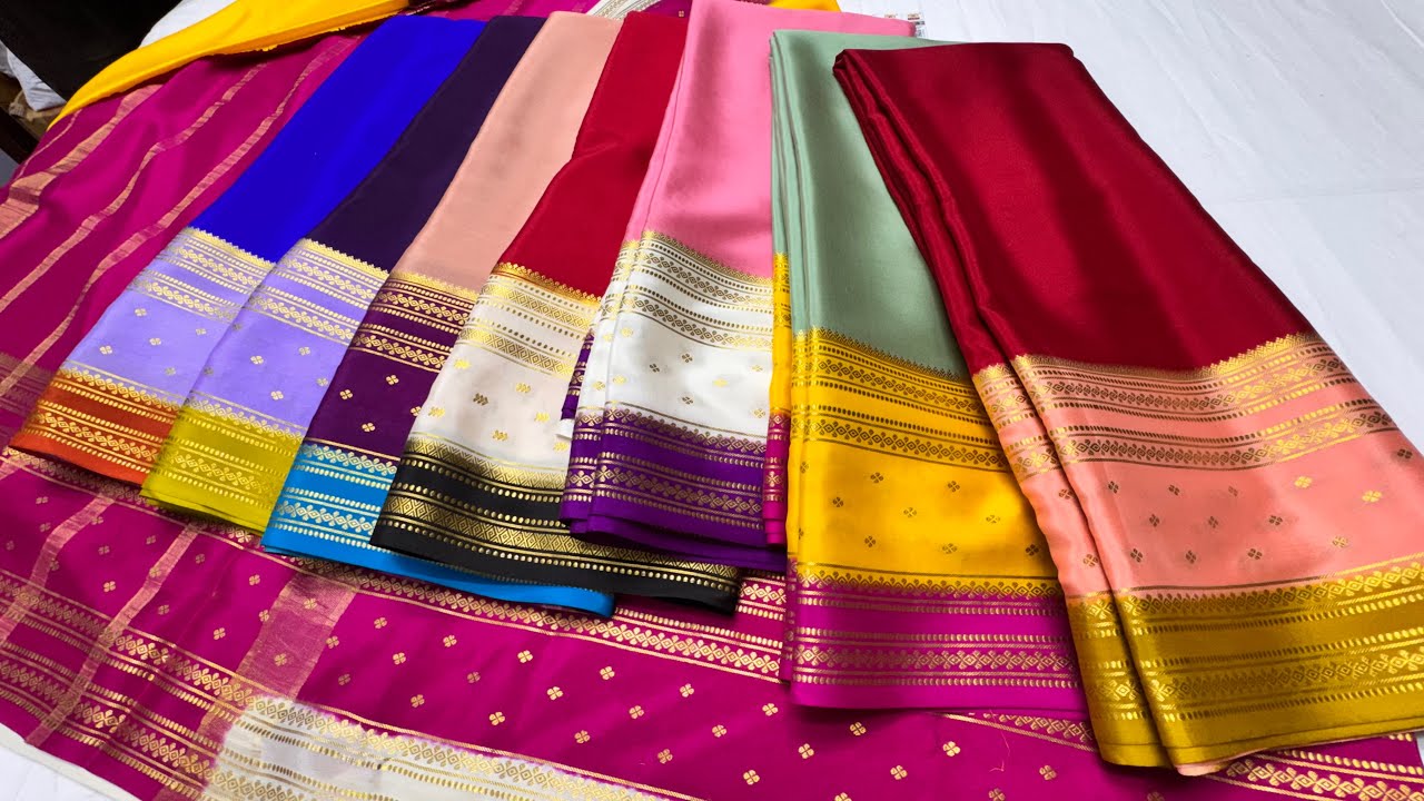 Chickpet Bangalore Wholesale ನೇರ ನೇಕಾರರಿಂದ Beautiful Mysore Silk Saree|Online Shopping Single Courie