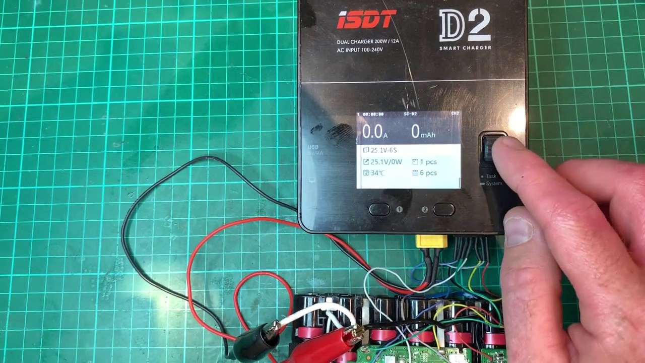 ISDT D2 input 1 charger fault.