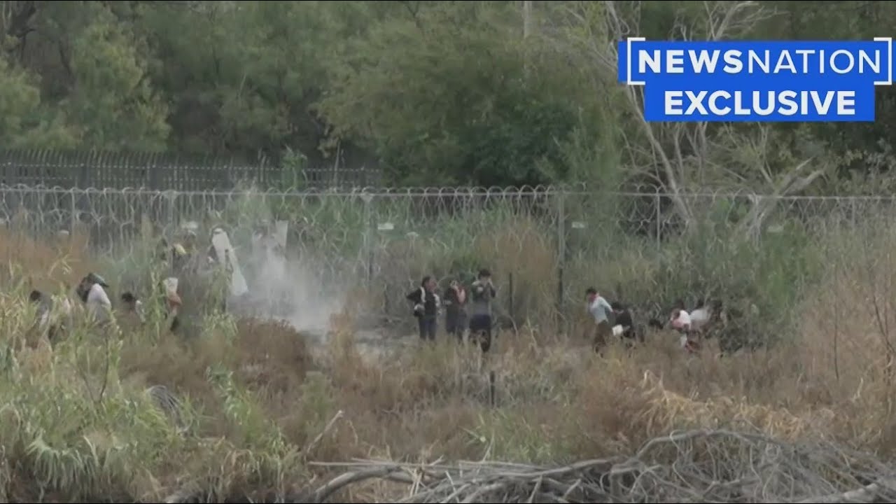 Video shows Texas soldiers using pepper balls to deter migrants | NewsNation Now