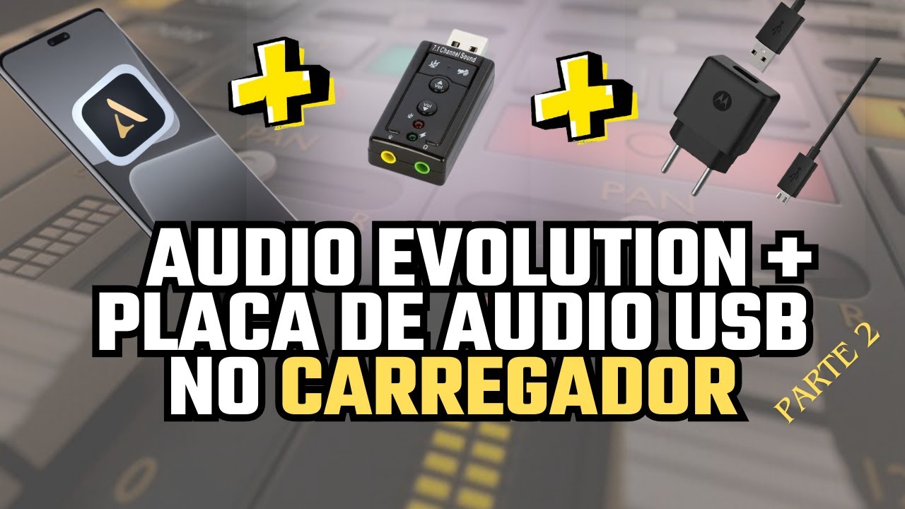 AUDIO EVOLUTION +  PLACA DE AUDIO USB