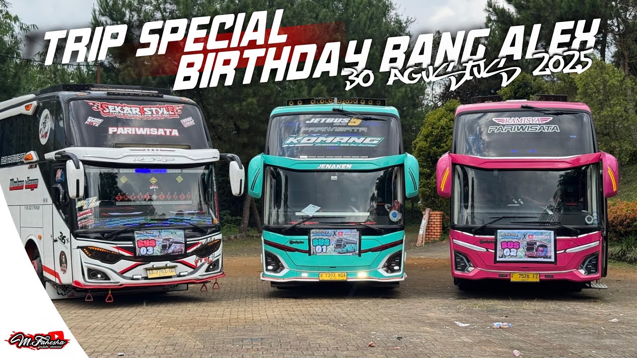 Collab 3 Unit Artis ⁉️ Special Trip Birthday bang Alex menuju ciwidey 