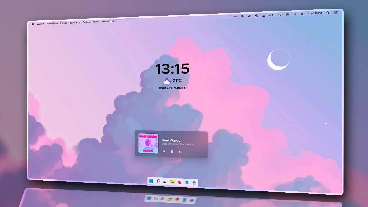 Как сделать Windows 11 минималистичной! || Настройте Windows 11 || Сделайте Windows 11 лучше