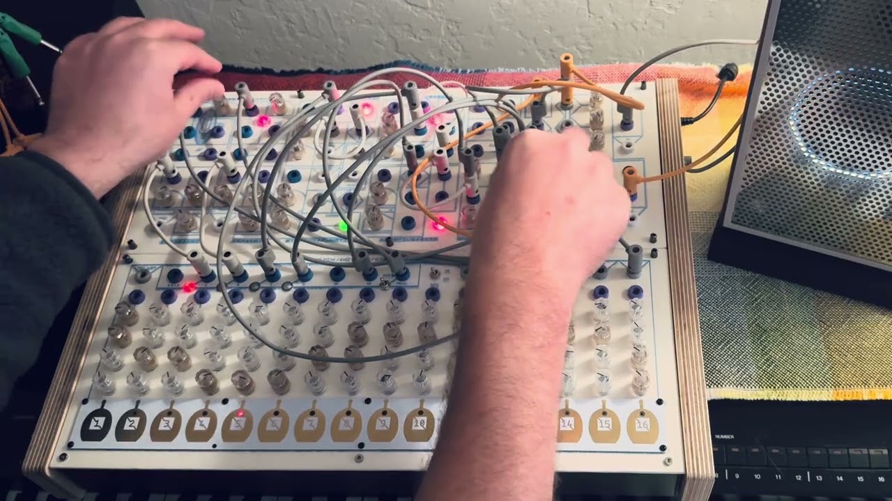 Serge paper easel demo 01 (prism circuits build)