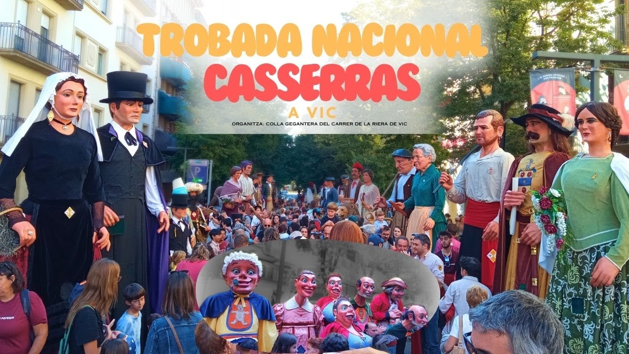1a Trobada Nacional de gegants del Taller Casserras a Vic (14/9/2024)