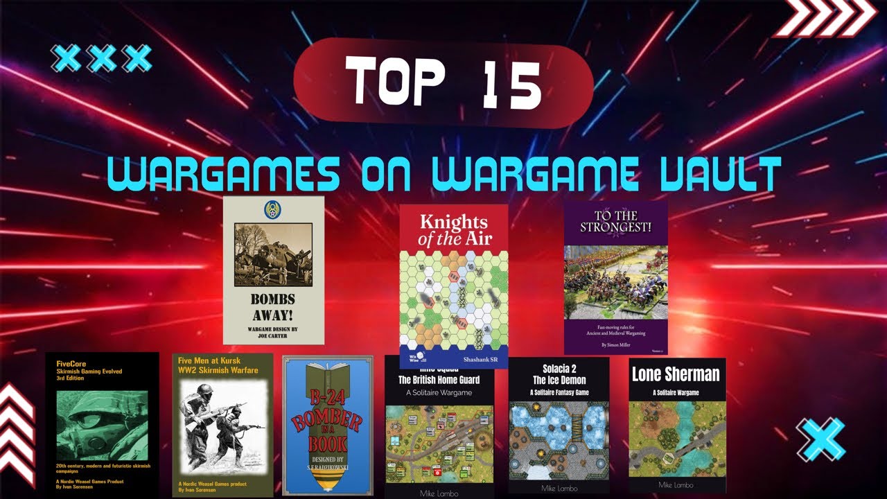 Top 15!Hottest Wargames on Wargame Vault