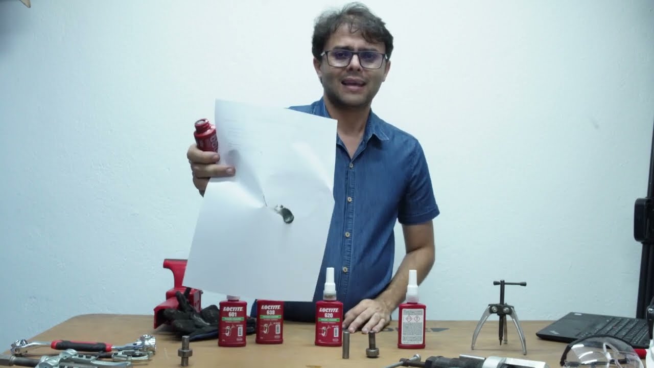 Loctite 660 - Tirando folgas de Rolamentos e Polias | Folgas até 0,5 mm