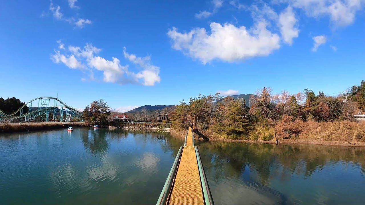 【4K60P】恵那峡ワンダーランド サイクルコースター / Cycle coaster at Gifu Enakyo Wonderland