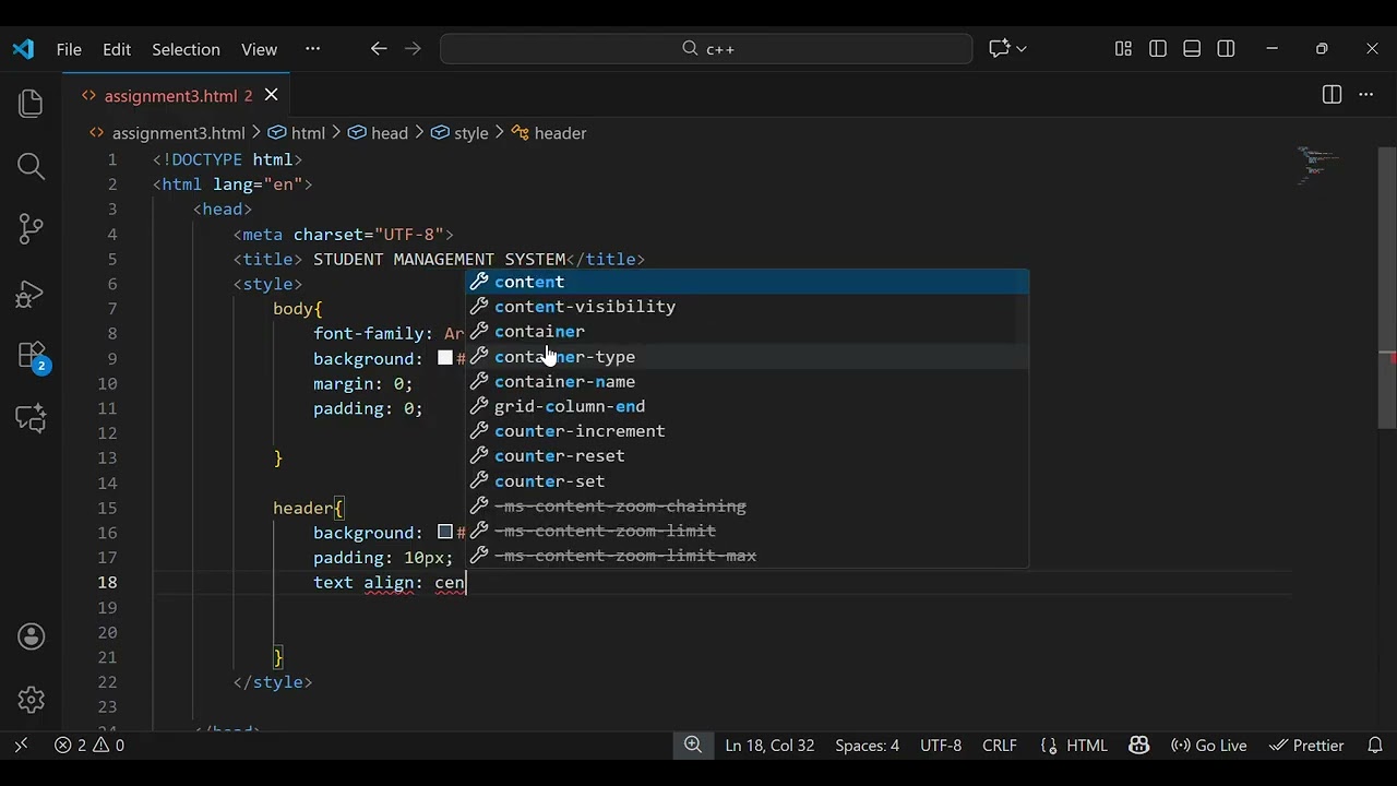 DESIGNING A STUDENT MANAGEMENT SYSTEM with html
