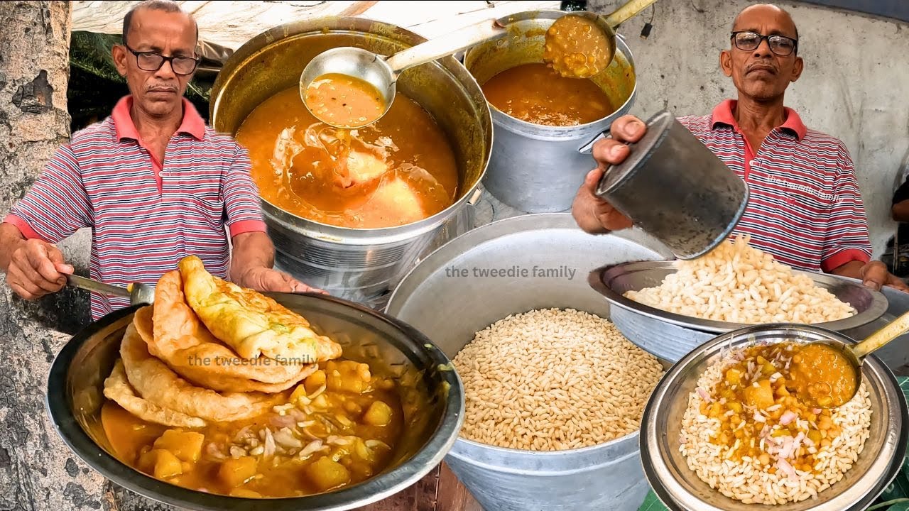 Cheapest Breakfast | Best Early Morning Breakfast Place In Kolkata | Indian Street Food