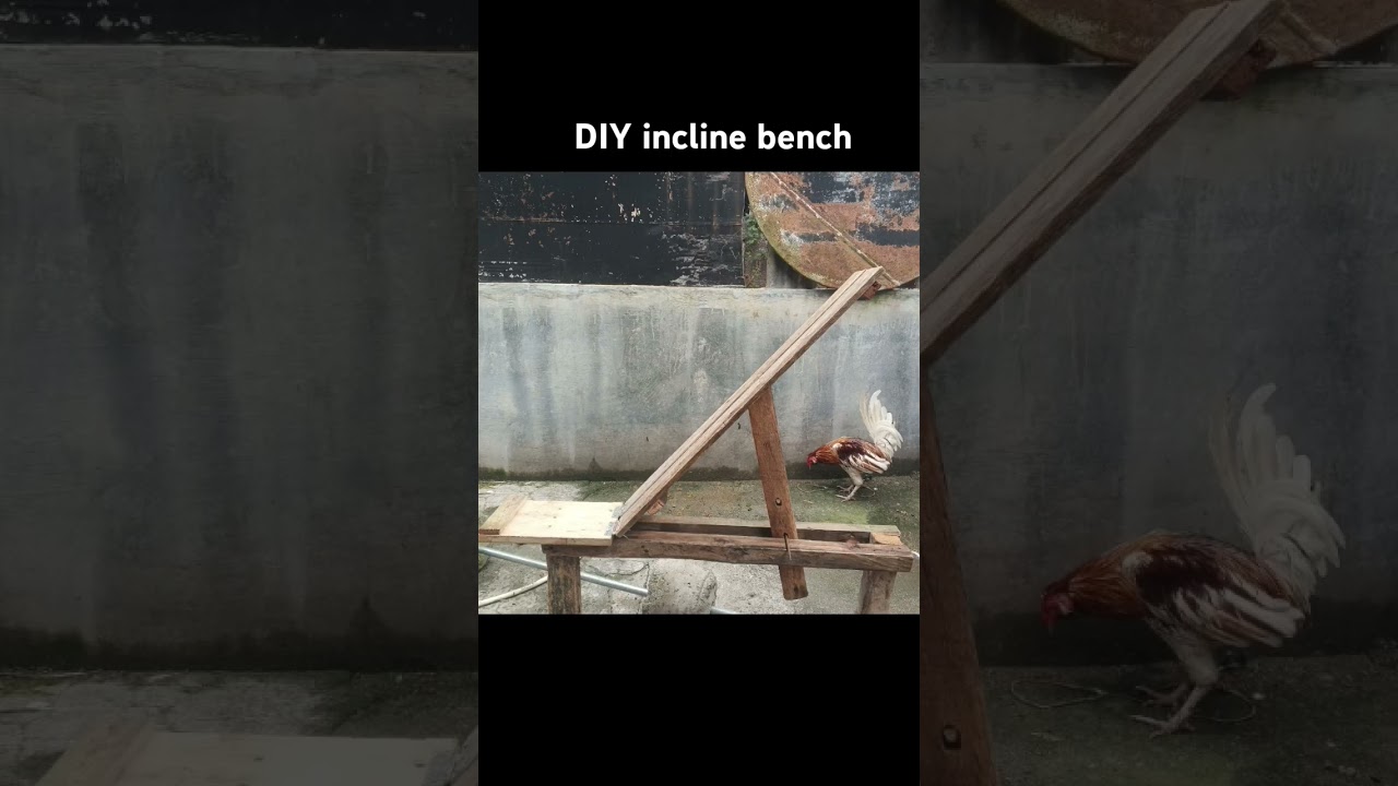 DIY incline bench #gym #shorts #shortsfeed #gymworkout