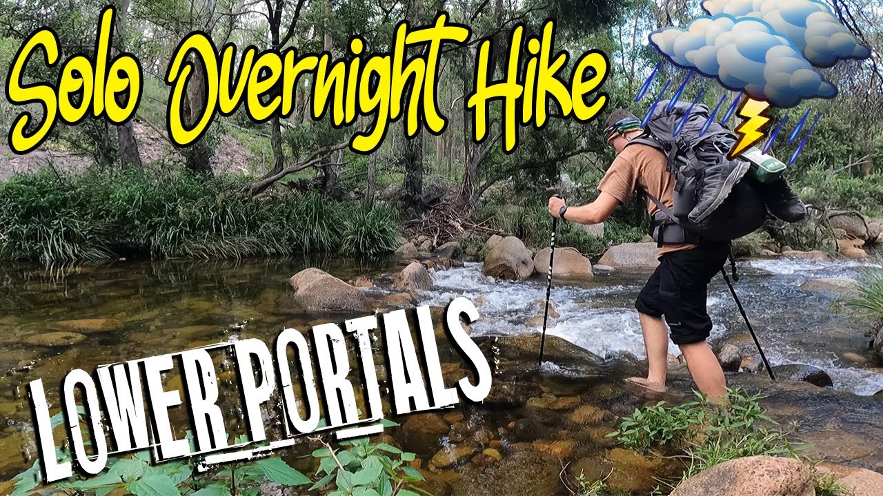 Solo Overnight Hike (surprise thunderstorm) - Lower Portals, Mt Barney
