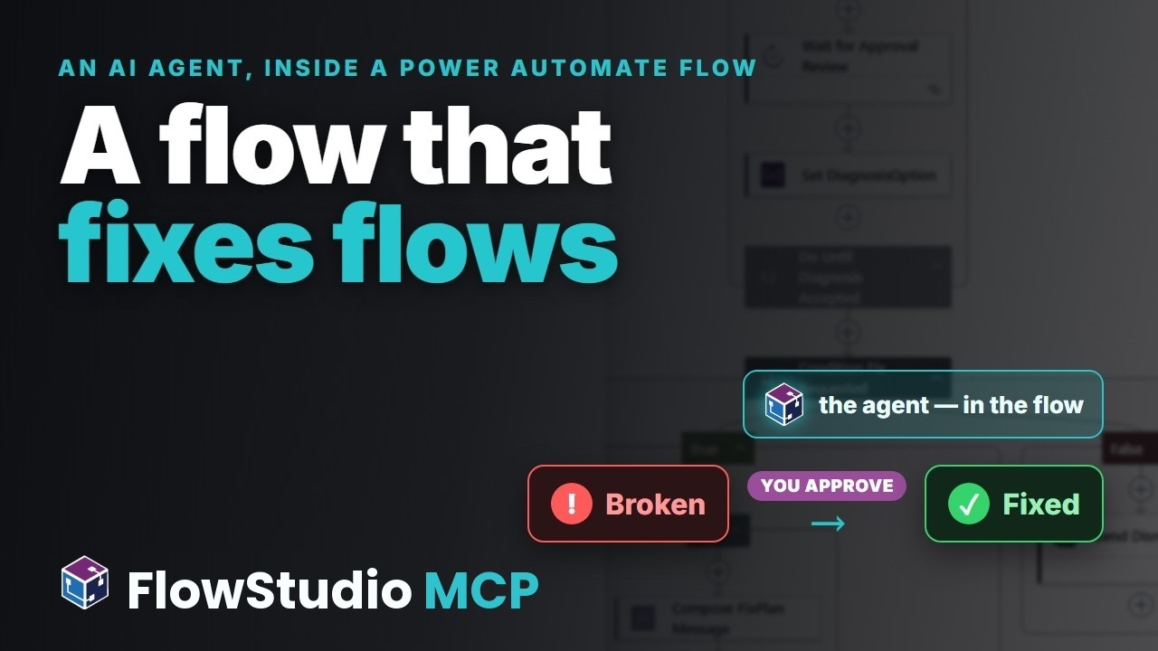 Power Automate Flow Fixes Failed Flows with FlowStudio MCP + Copilot Studio