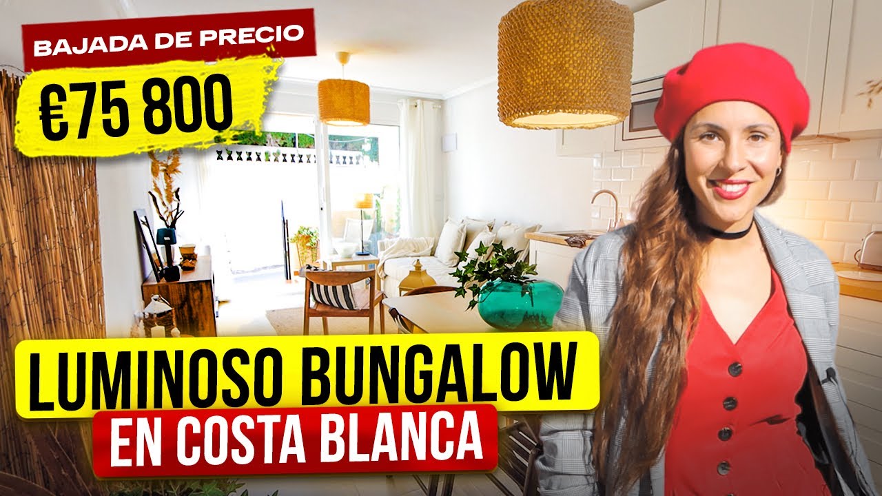 Bajada de precio 75 800 € 🔥 Luminoso bungalow en Costa Blanca | Inmobiliaria Alegria