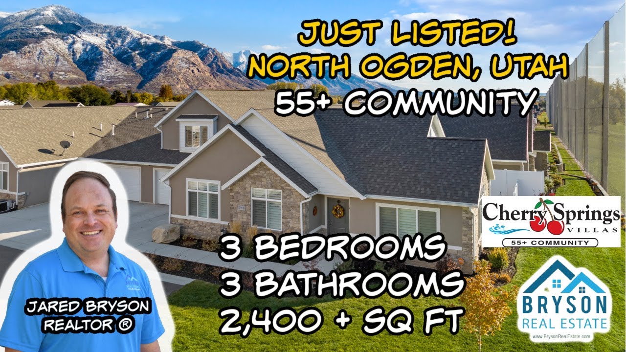 North Ogden Patio Home For Sale in Cherry Springs Villas by Jared Bryson, Bryson Real Estate