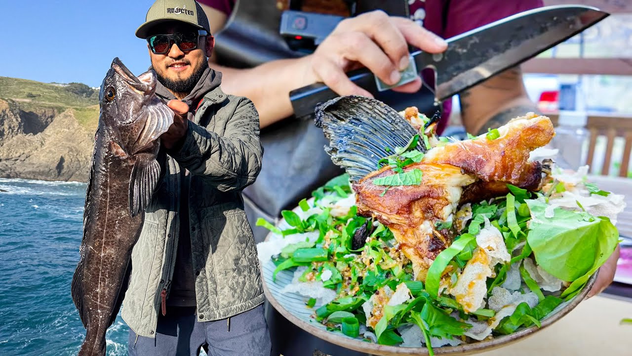 PERFECT DISH For a Hot Day | Lingcod Off the Rocks
