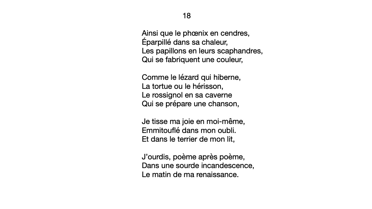 ASMR - Soft spoken poems in French