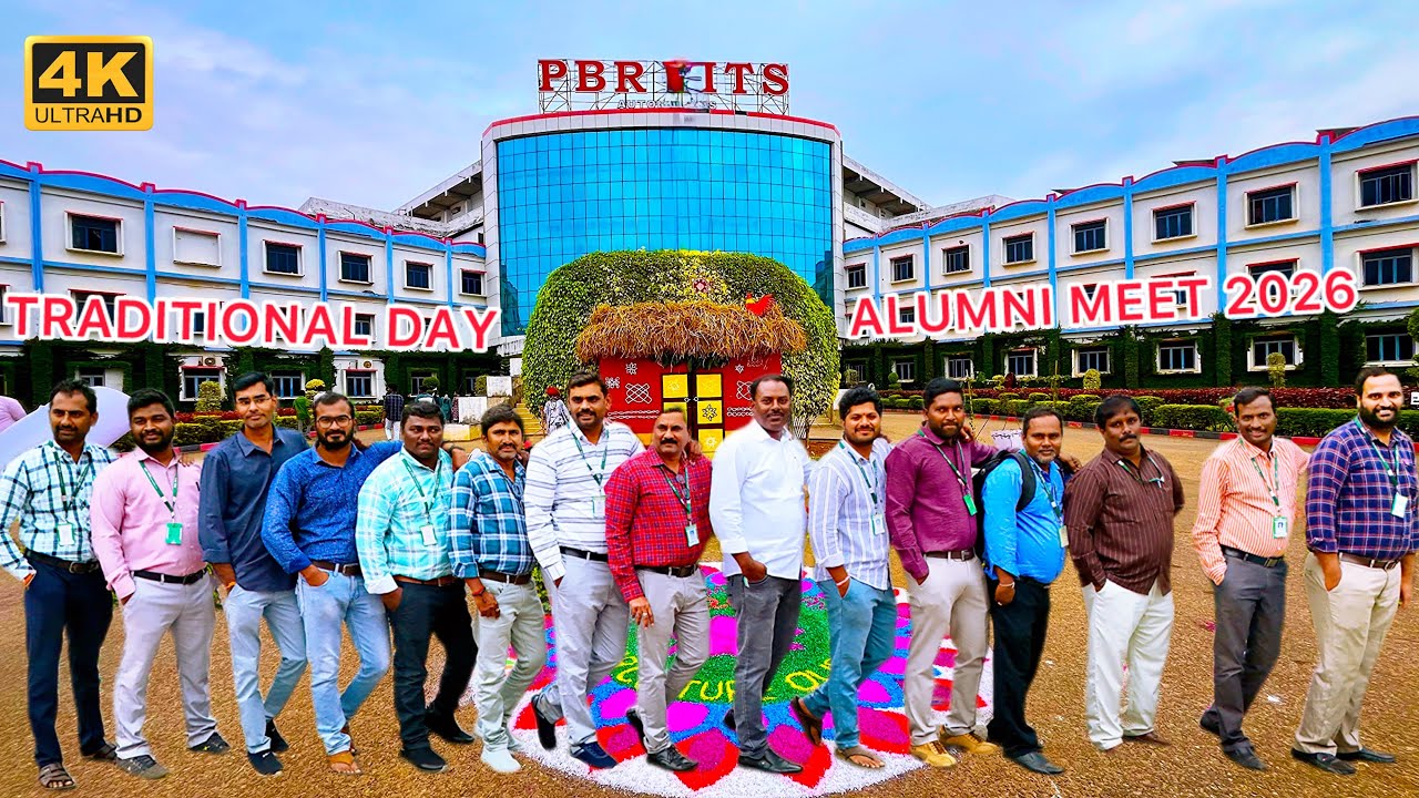 Традиционный день и встреча выпускников в колледже PBR VITS #kavali #engineeringcollege #nellore ...