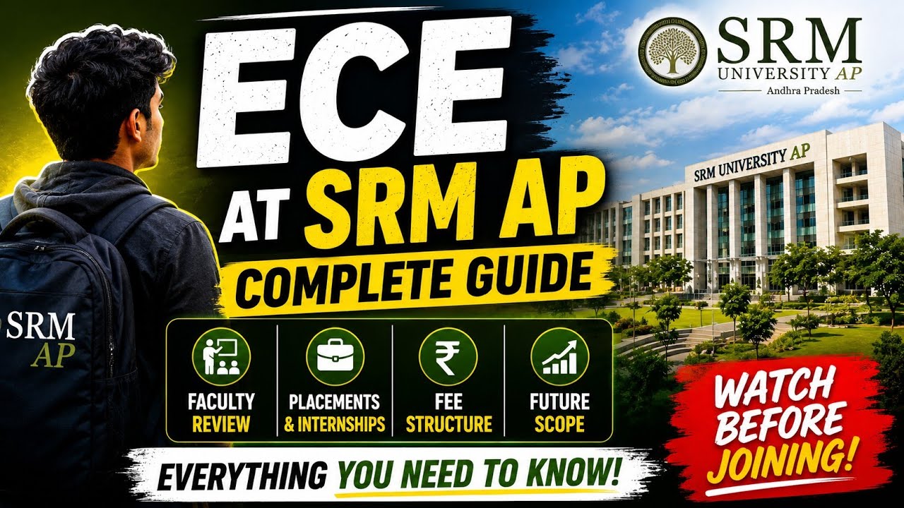 🚀 ECE at SRM AP: Complete Guide 2026 | Placements, Fees, Faculty & Future Scope