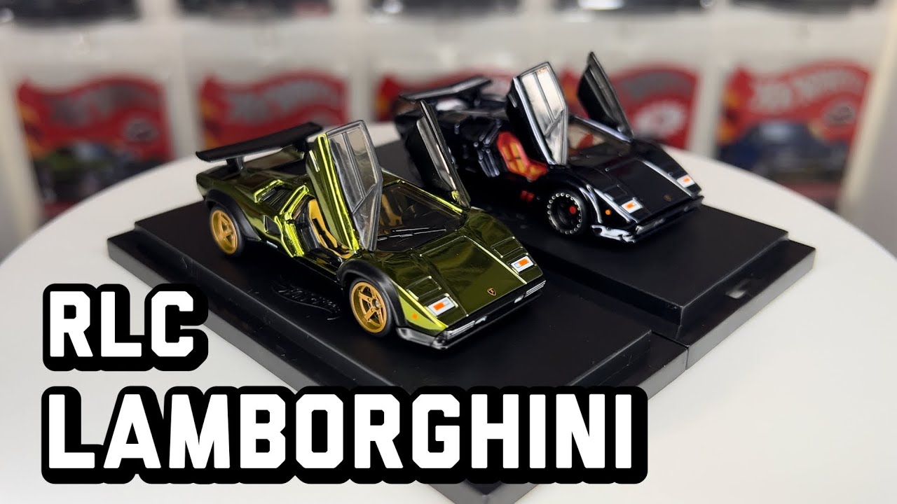 Hot Wheels RLC &lsquo;82 Lamborghini Countach Unboxing and Review!! AMAZING CASTING!!