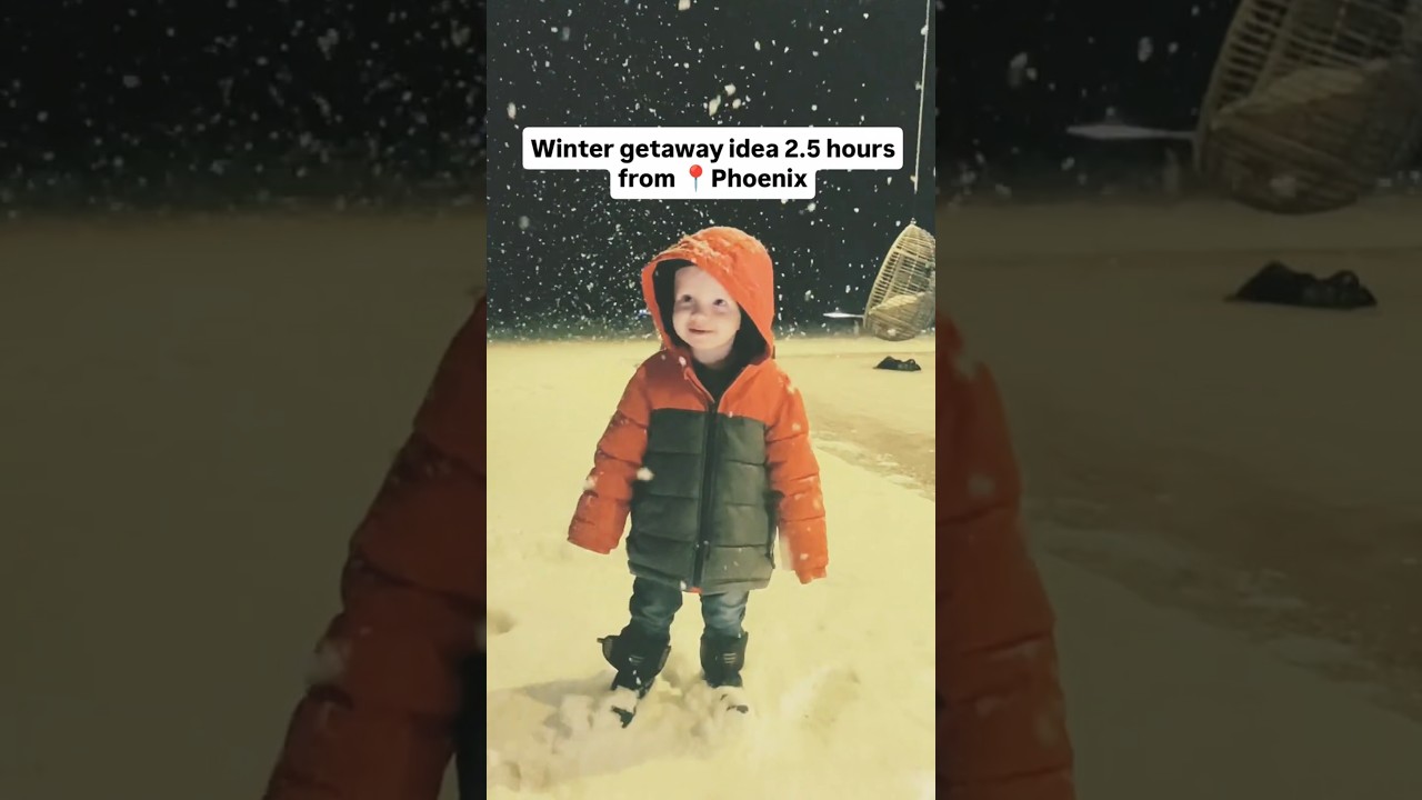 winter getaway idea 2.5 hours from 📍Phoenix and 3 hours from Vegas 