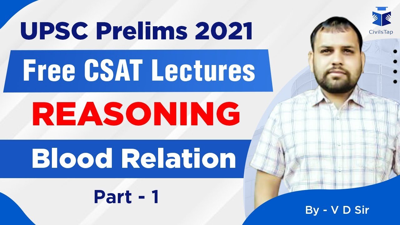 FREE Intensive CSAT Revision | UPSC Prelims 2021 | Reasoning Day 22