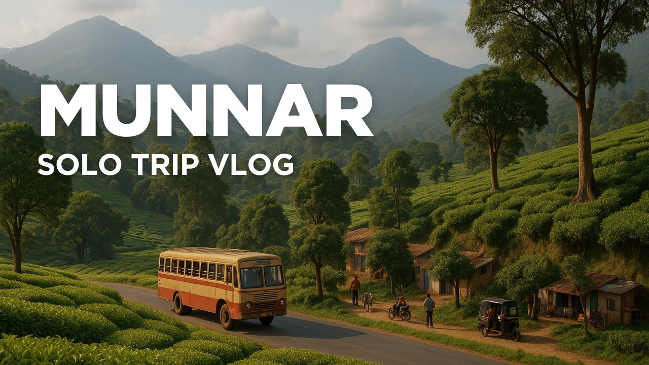 Solo Trip to Munnar on a Budget | KSRTC Bus + Zostel Stay 🚌🌄
