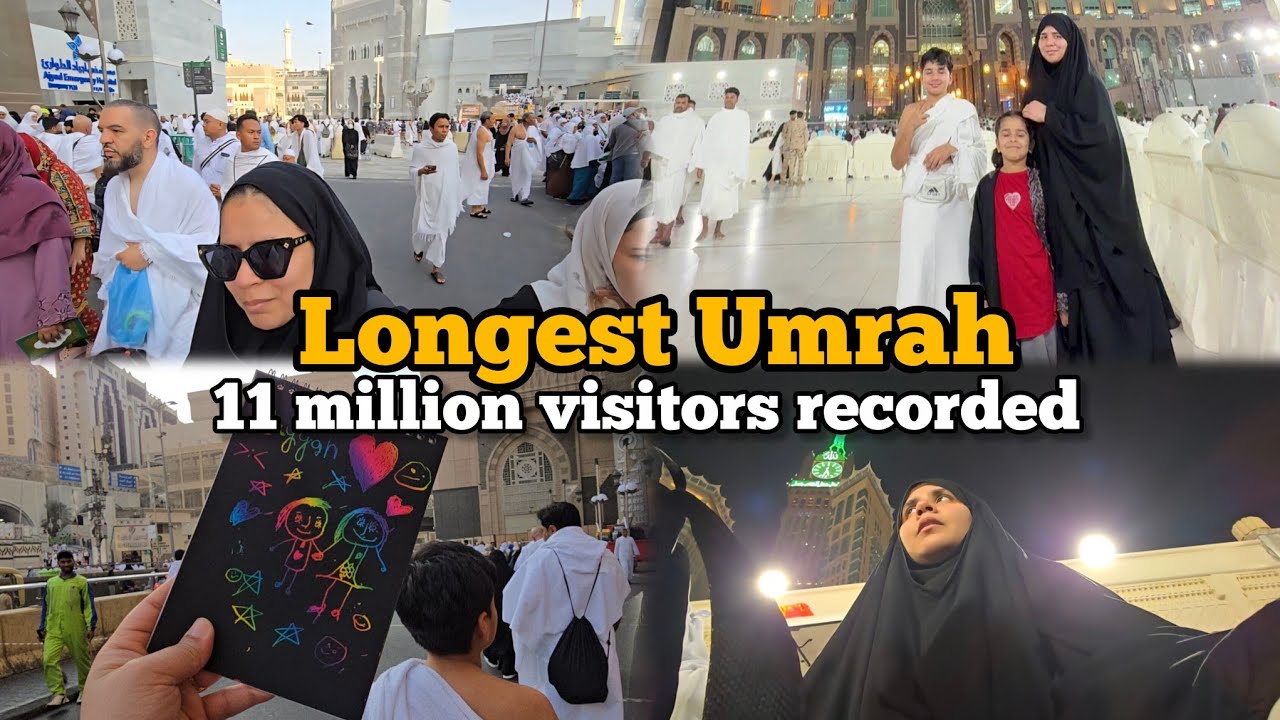 14 hours longest Umrah | Iftar buffet at Zamzam zafforan Jeddah @Baroojvlogs 