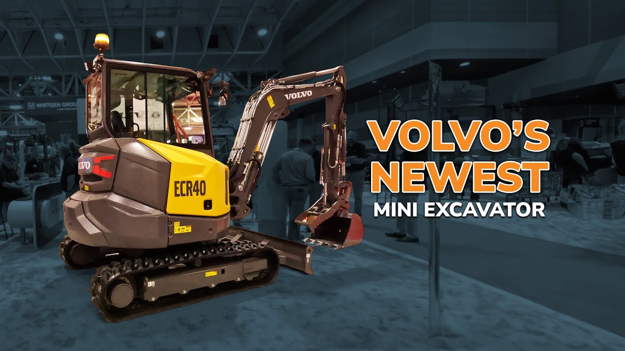 A Closer Look at Volvo’s New ECR40 Mini Excavator