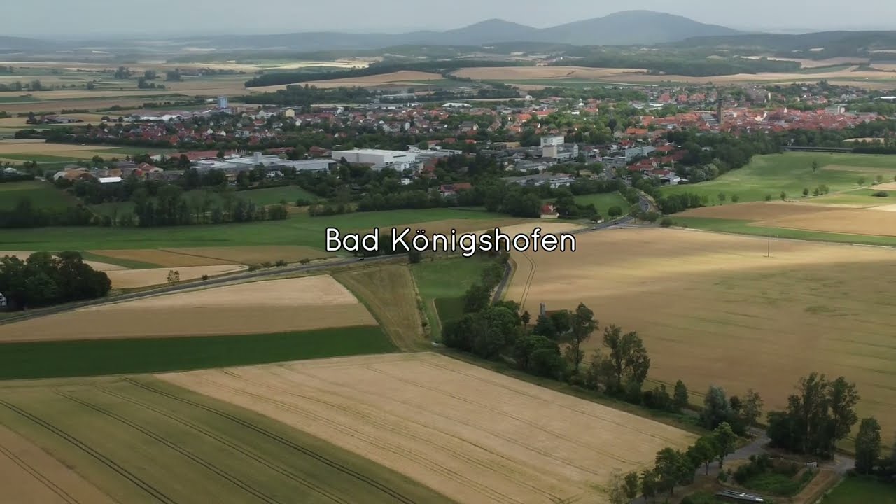 🌄 Merkershausen ⛪ St. Martin | Rh&ouml;n-Grabfeld | Unterfranken | Bayern | Sommer 2023 | DJI Source | 4K