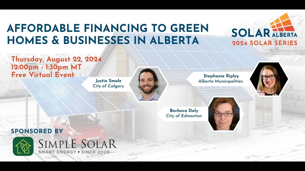 Affordable financing for green homes and businesses in Alberta