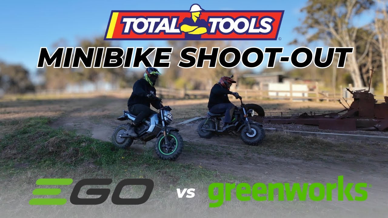Minibike Shoot-out - Greenworks vs EGO