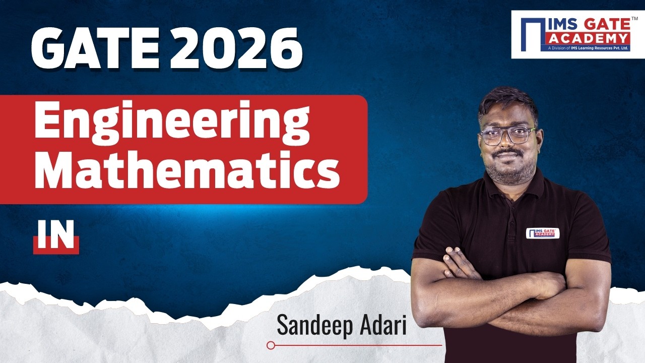 Engineering Mathematics GATE 2026 IN Exam Analysis & Solution by Sandeep Adari