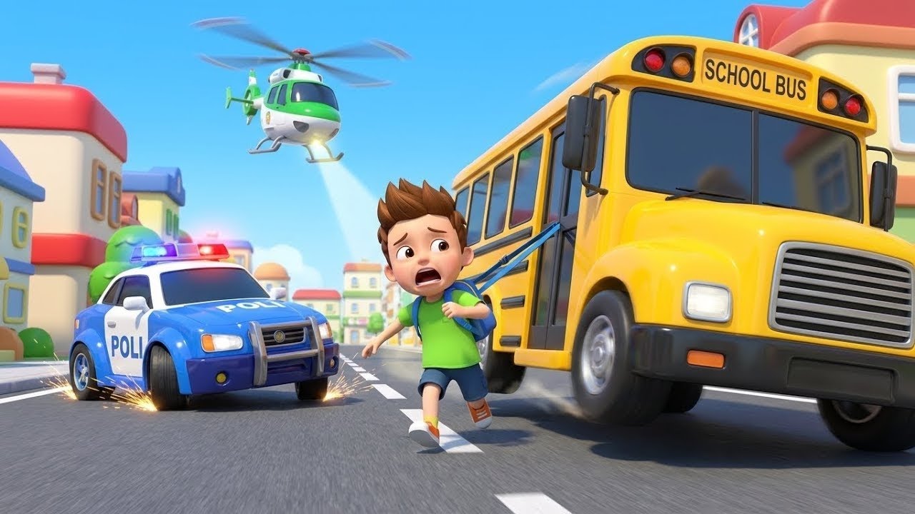 🚨 BUS DOOR EMERGENCY! High-Speed Rescue Mission 🚌 ｜ Robocar Poli Fan Animation