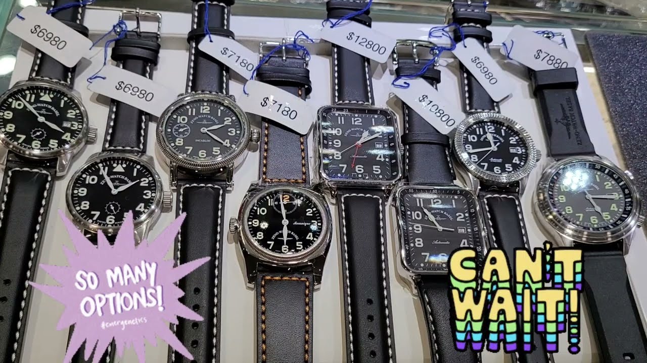 上天的禮物 ⑵：瑞士Zeno-Watch Basel 手錶大晒冷，自動手上鍊飛行潛水都有，最平4千幾港元🤩！/時輪坊 Zeno-Watch Basel  Watches @ Time Shop