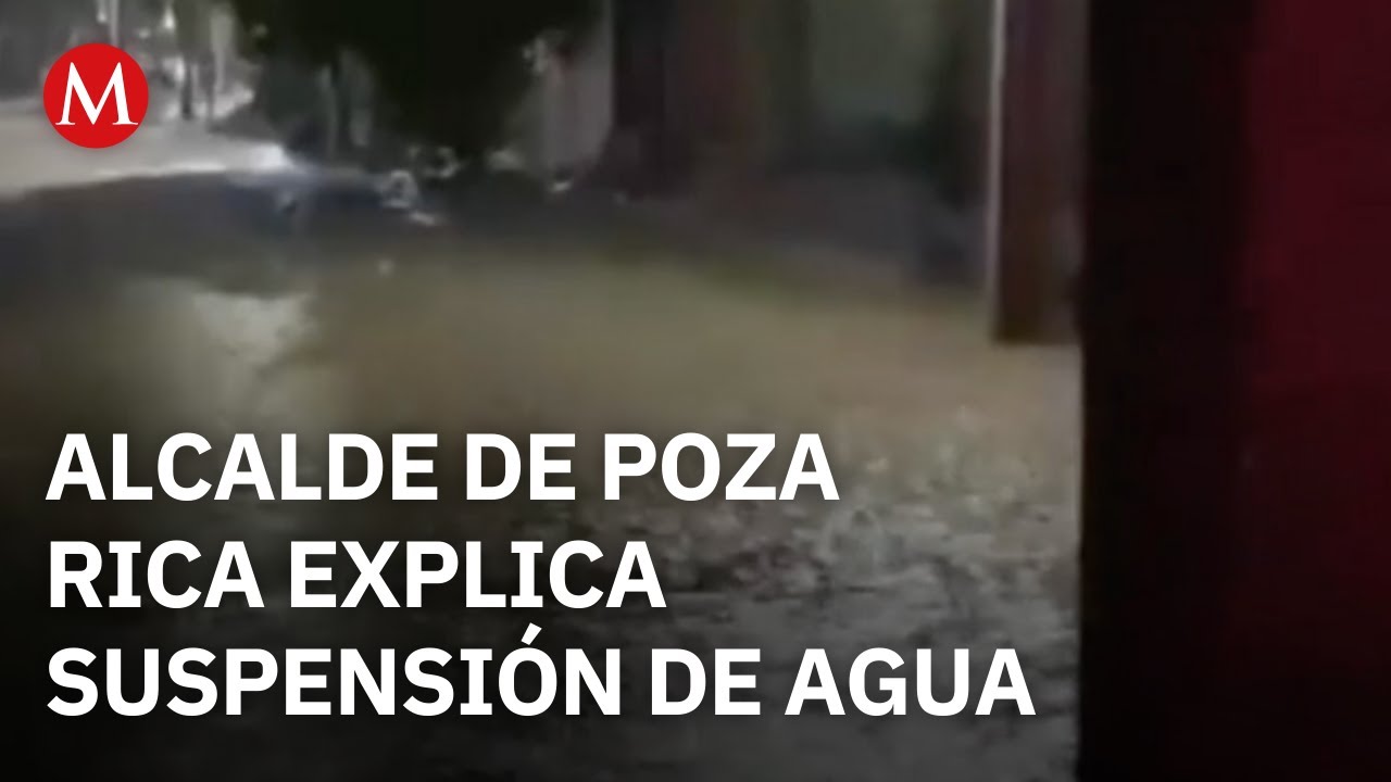 Alcalde de Poza Rica explica suspensi&oacute;n de agua por derrame en el r&iacute;o Cazones