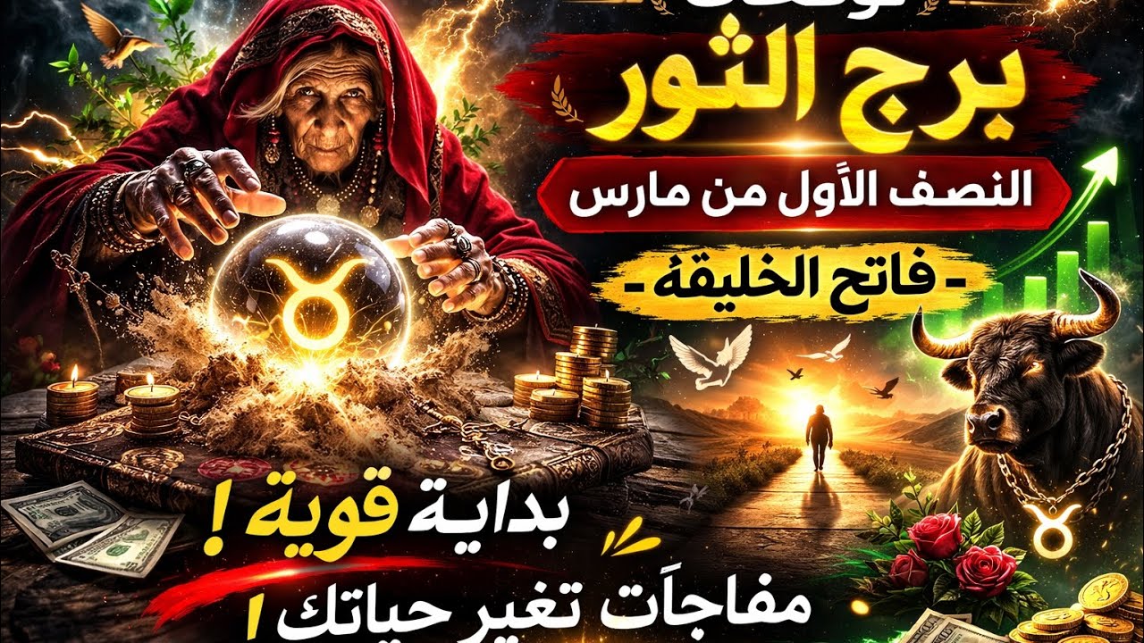 برج الثور ♉ قراءه توقعات عامه اسبوعيه برج الثور ♉ النصف الأول من مارس الجمعة ٣/٦الي٣/١٣♉