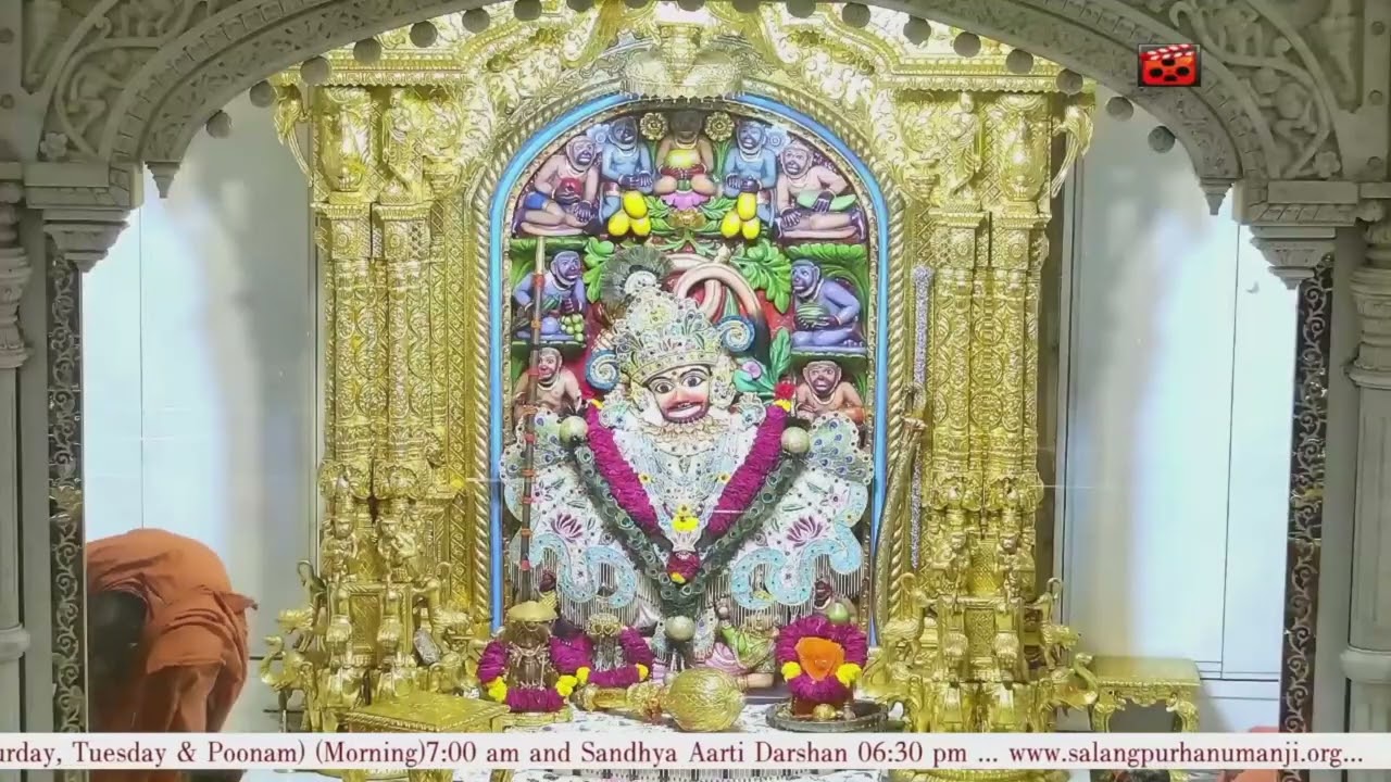Aarti Darshan Salangpur Date 29-10-2025
