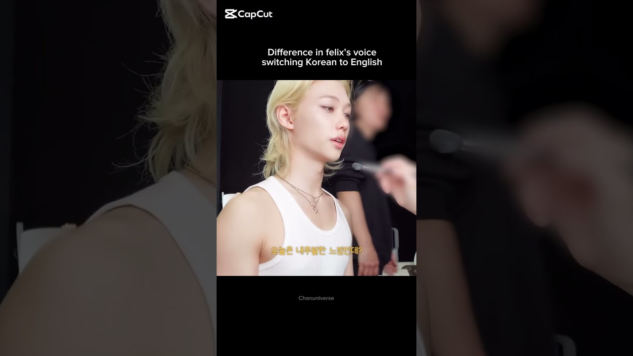 Felix&rsquo;s deep voice while speaking engiish