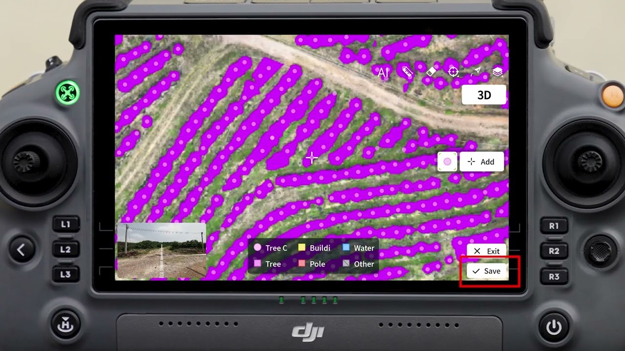 DJI Agras T100 Fruit Tree Mapping | Landrone Dealer Okanagan, Interior & BC